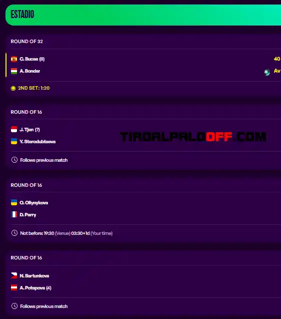 wta monterrey martes25 agosto 2026